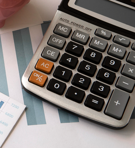 Lehen planoko kalkulagailua grafiko eta dokumentu finantzarioekin
