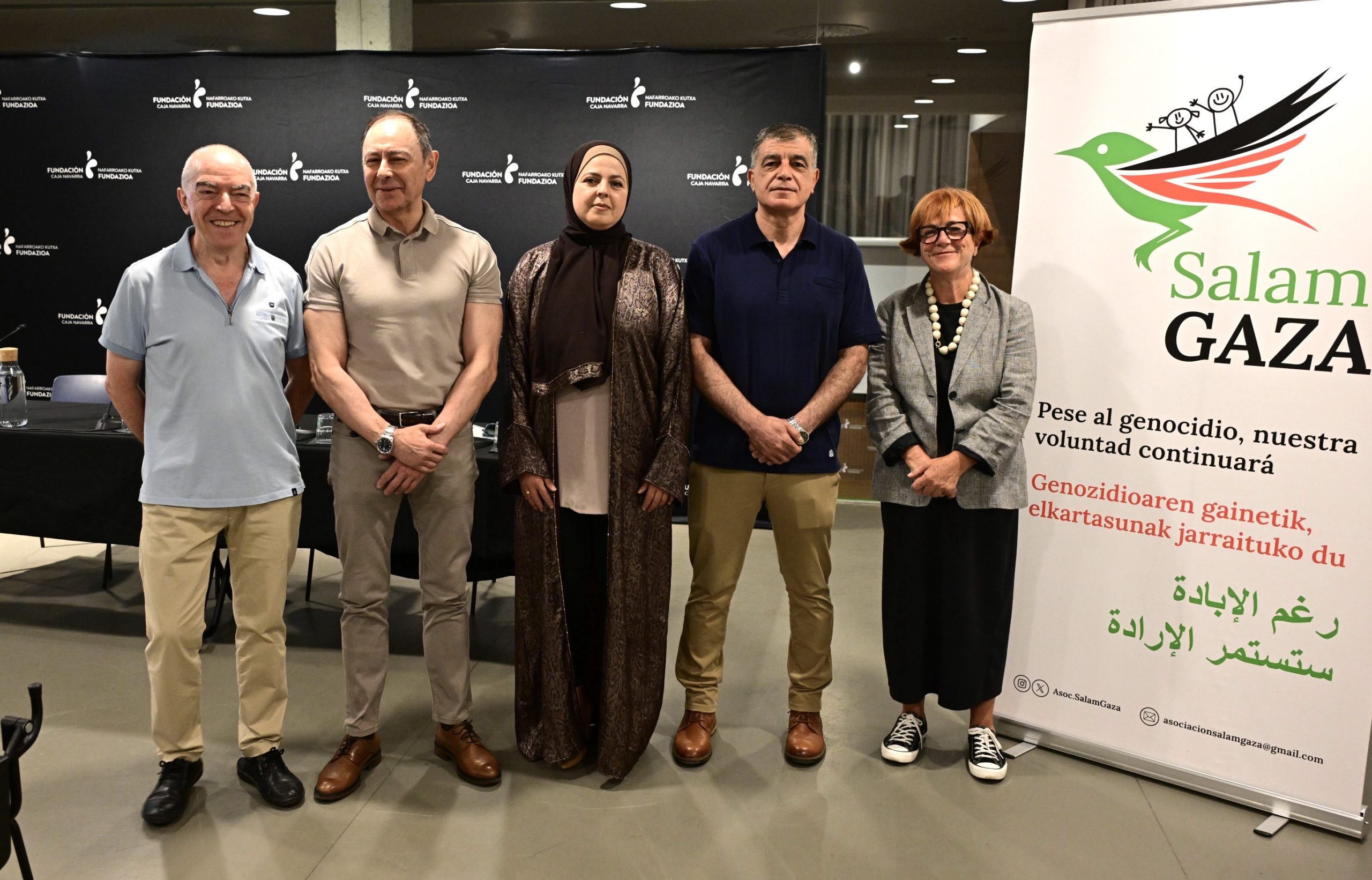 Fundacion Caja Navarra y Salam Gaza