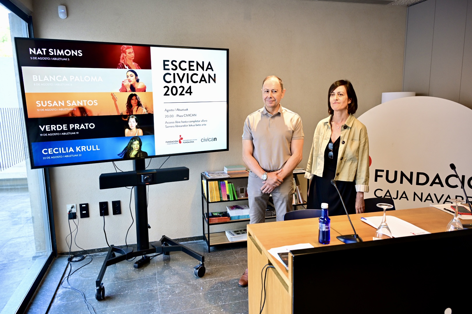 Rueda de prensa de presentación del ciclo Escena CIVICAN