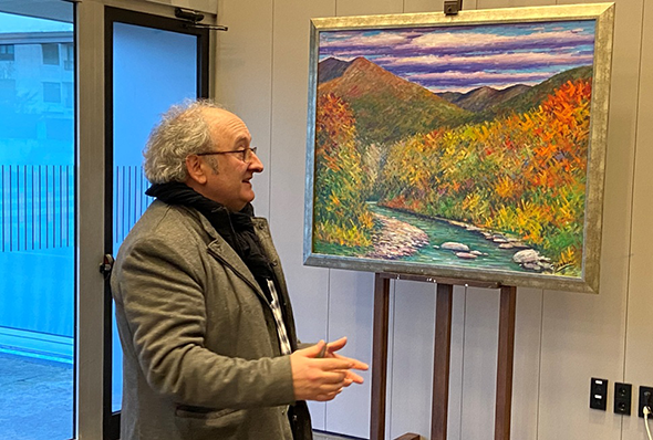 Imagen en la exposición de Juan Carlos Pikabea en CIVICAN